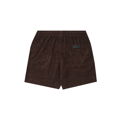 TOWEL TERRY HOUSE SHORTS IN WOOD