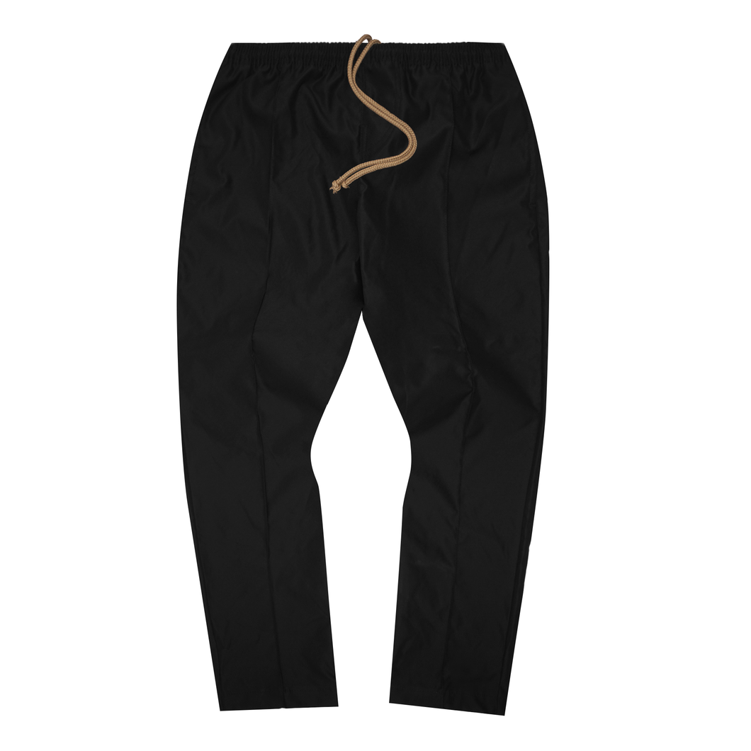 PLEATED LOUNGE PANTS IN GRAPHITE