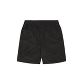 TOWEL TERRY RAW HEM SWEATSHORTS IN CHARCOAL GREY