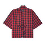 RED/NAVY S/S DRAPE