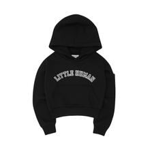 "VARSITY" LITTLE HUMAN™ HOODIE IN ANTHRACITE