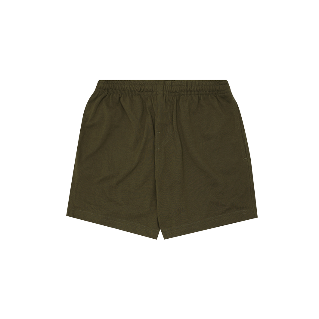 PIQUE HOUSE SHORTS IN OLIVE – MN+LA