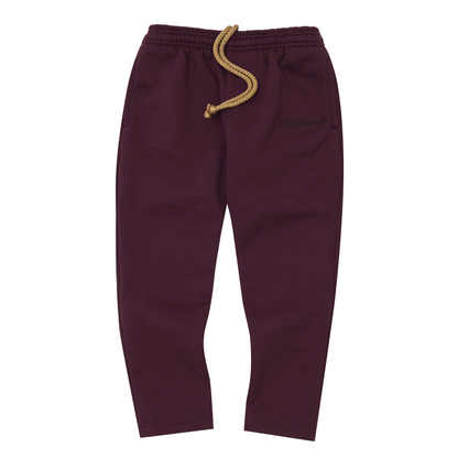 LITTLE HUMAN™ LOUNGE PANTS IN WINE