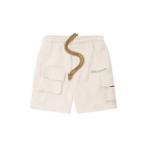 LITTLE HUMAN™ 7 POCKET SWEATSHORTS IN OAT