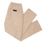 CHAMPAGNE  7 POCKET  TWILL LOUNGE PANTS