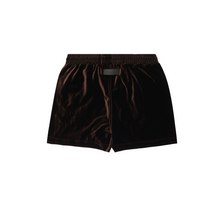 VELOUR HOUSE SHORTS IN WOOD