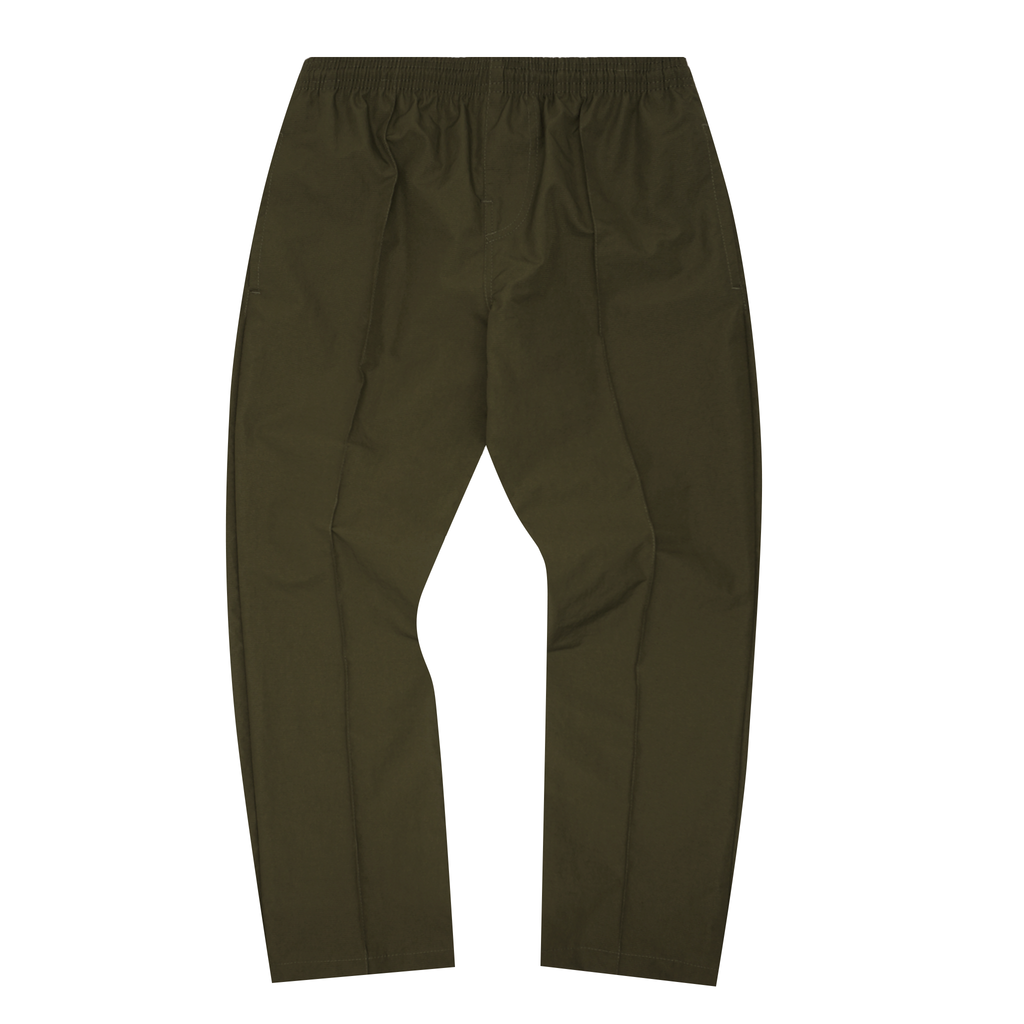 SHINOBI PLEATED LOUNGE PANTS IN OLIVE – MN+LA