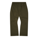 FRENCH TERRY BOOTCUT PANTS IN OLIVE