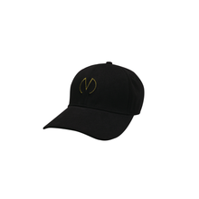 "M'$ CLUB" 6 PANEL HAT IN CANARY ON ANTHRACITE