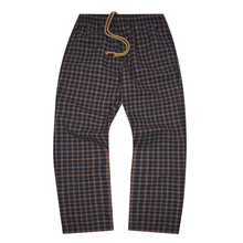 MAASTRICHT BLUE PLAID WIDE LOUNGE PANTS
