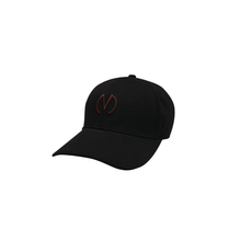 "M'$ CLUB" 6 PANEL HAT IN BLOOD ON ANTHRACITE