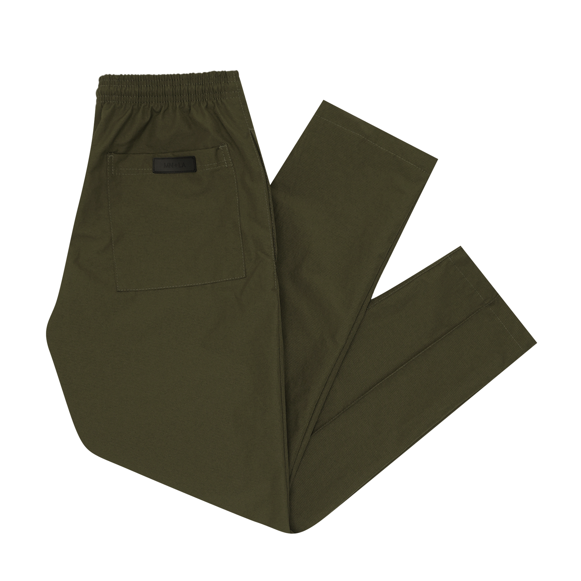 SHINOBI PLEATED LOUNGE PANTS IN OLIVE – MN+LA