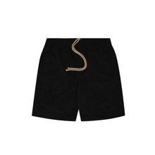 TOWEL TERRY RAW HEM SWEATSHORTS IN ANTHRACITE