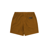 PIQUE HOUSE SHORTS IN RUST