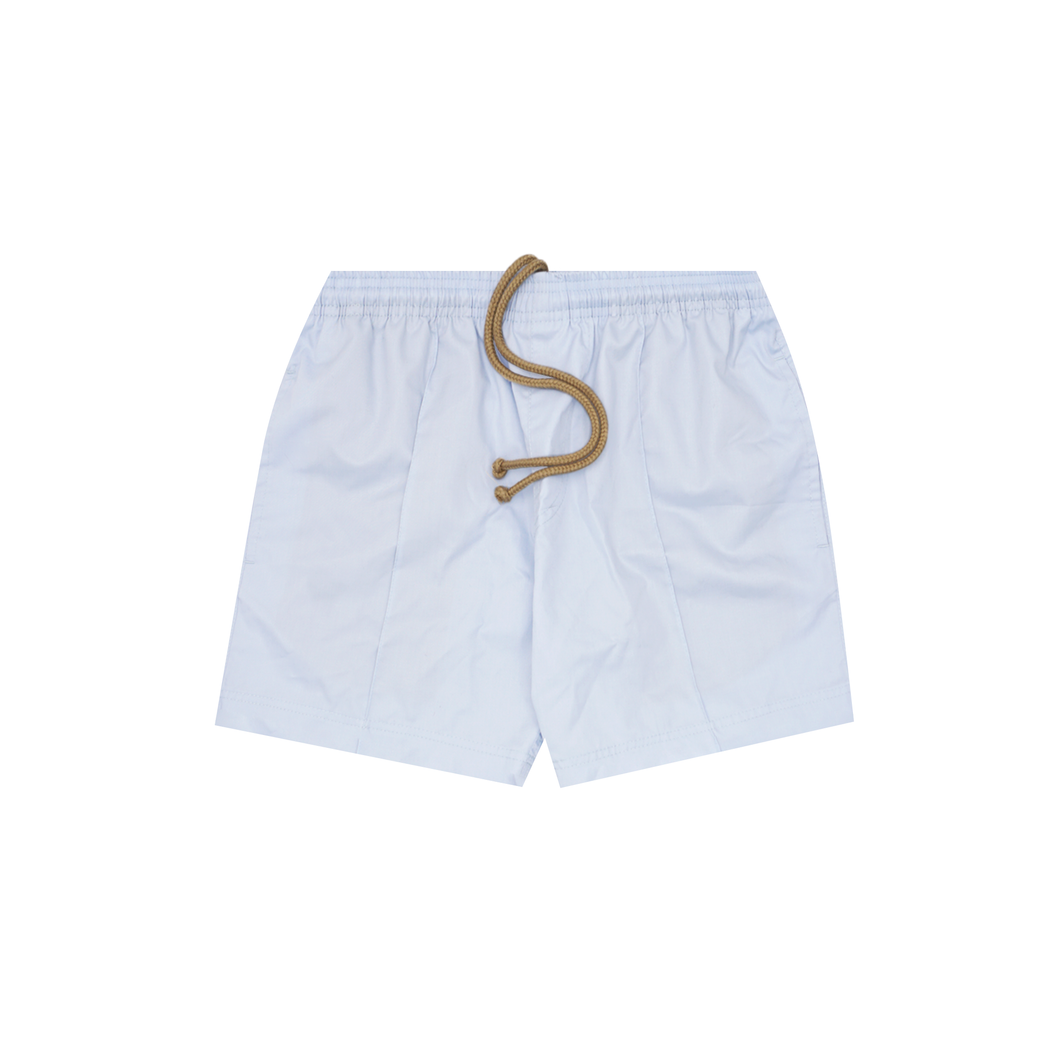 PLEATED HOUSE SHORTS IN ARCTIC BLUE
