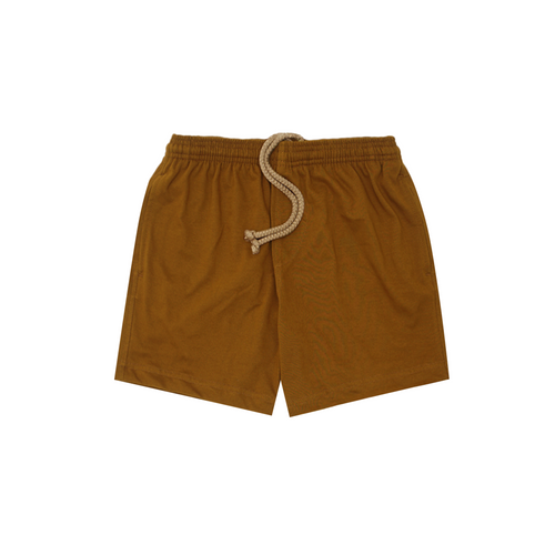ULTRA HEAVY HOUSE SHORTS IN RUST