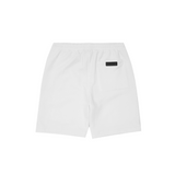 CONTEMPO RETRO "RING" SWEATSHORTS IN WHITE