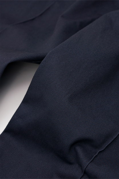 PLEATED ULTRA WIDE PANTS IN NAVY