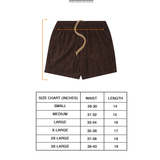 TOWEL TERRY HOUSE SHORTS IN WOOD