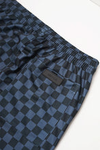 CHECKMATE MESH SHORTS IN PIGEON BLUE