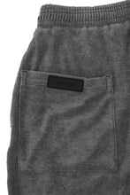 TOWEL TERRY SWEATPANTS IN OWL GREY