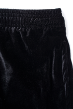 VELOUR SWEATSHORTS IN ANTHRACITE