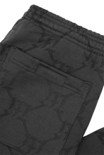 "MULTI M'$" LOUNGE PANTS IN CHARCOAL GREY
