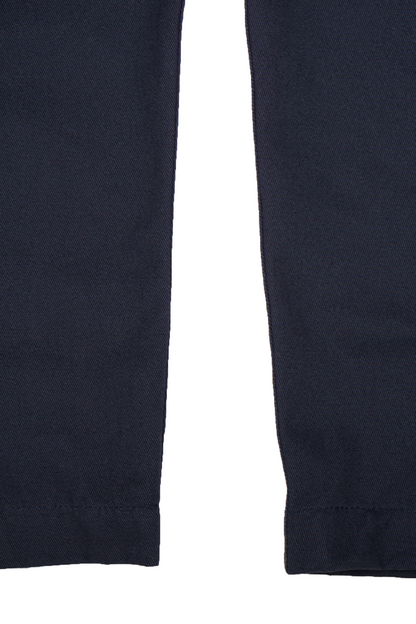 PLEATED ULTRA WIDE PANTS IN NAVY