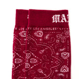 "PEACE PAISLEY" BANDANA SOCK BUNDLE