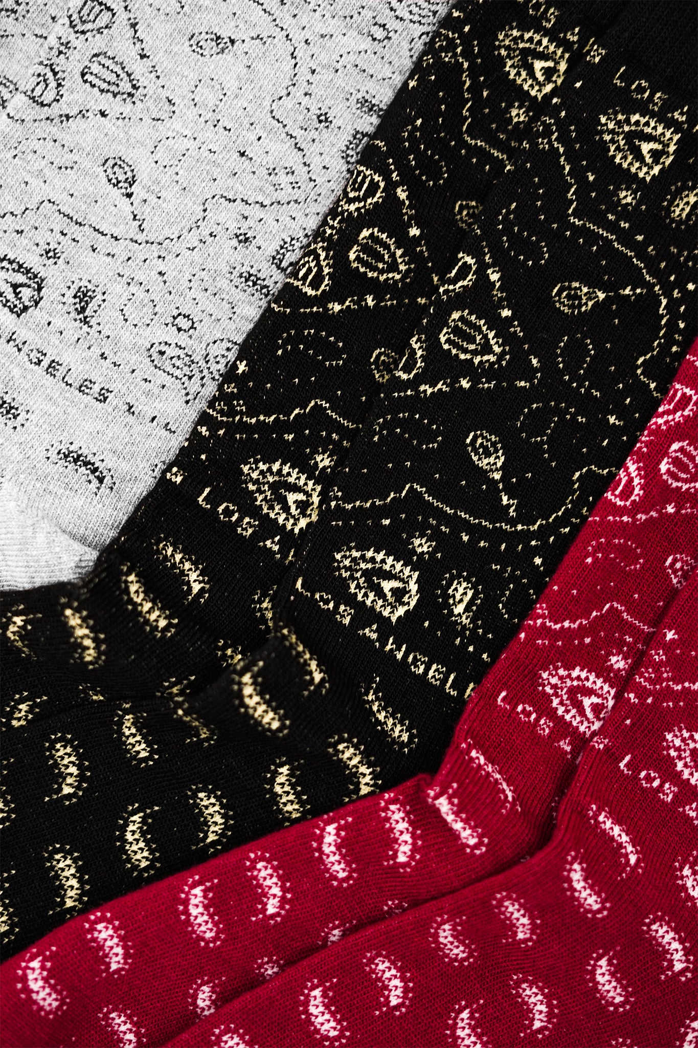 "PEACE PAISLEY" BANDANA SOCK BUNDLE