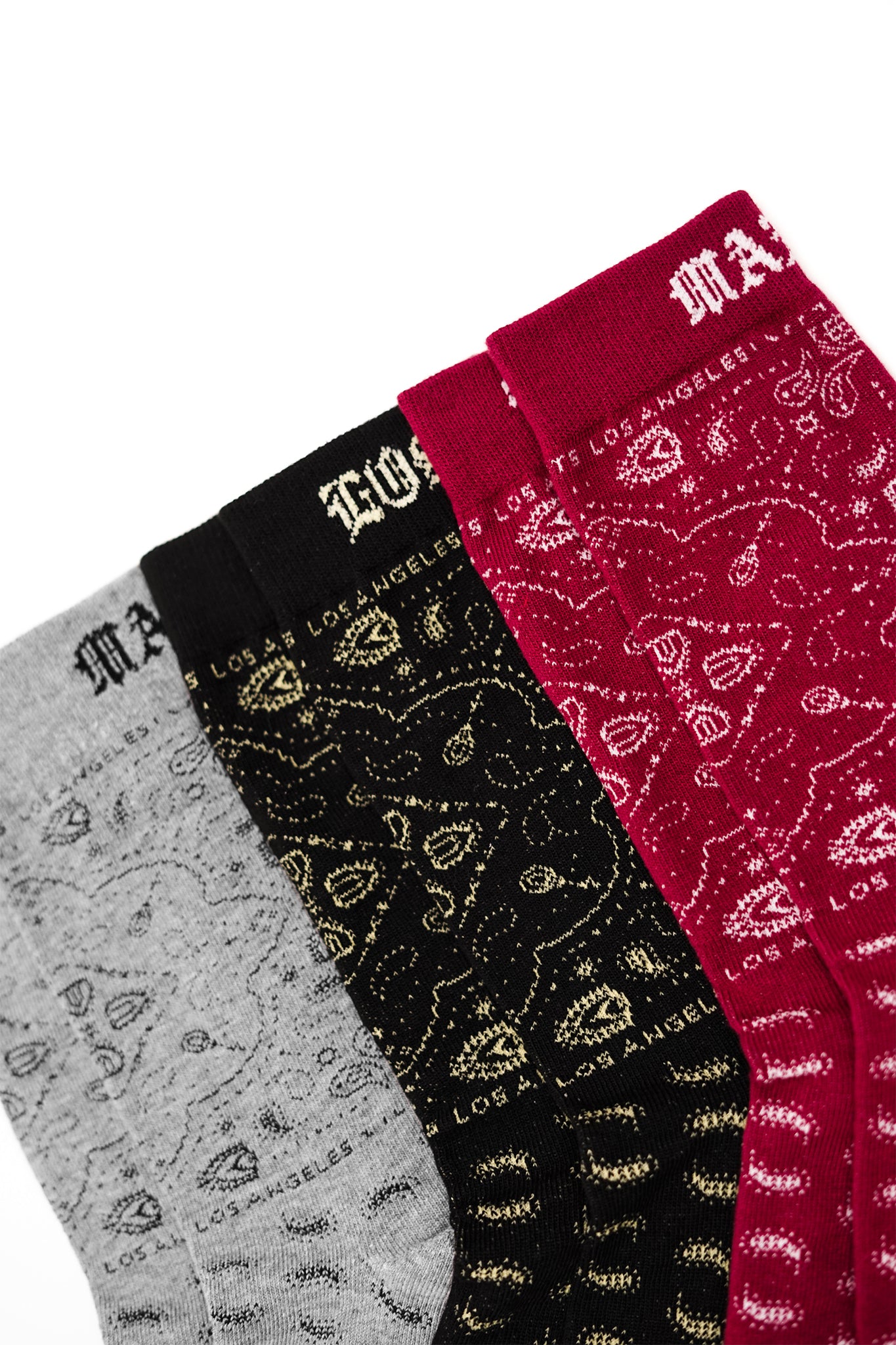 "PEACE PAISLEY" BANDANA SOCK BUNDLE