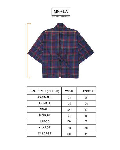 RED/NAVY S/S DRAPE