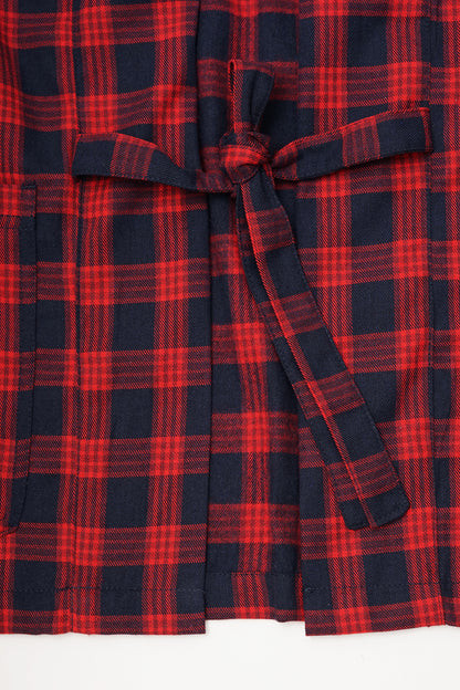 RED/NAVY S/S DRAPE