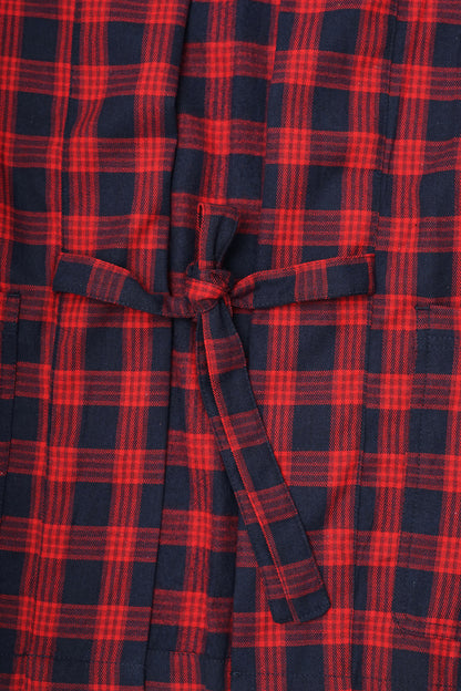 RED/NAVY S/S DRAPE