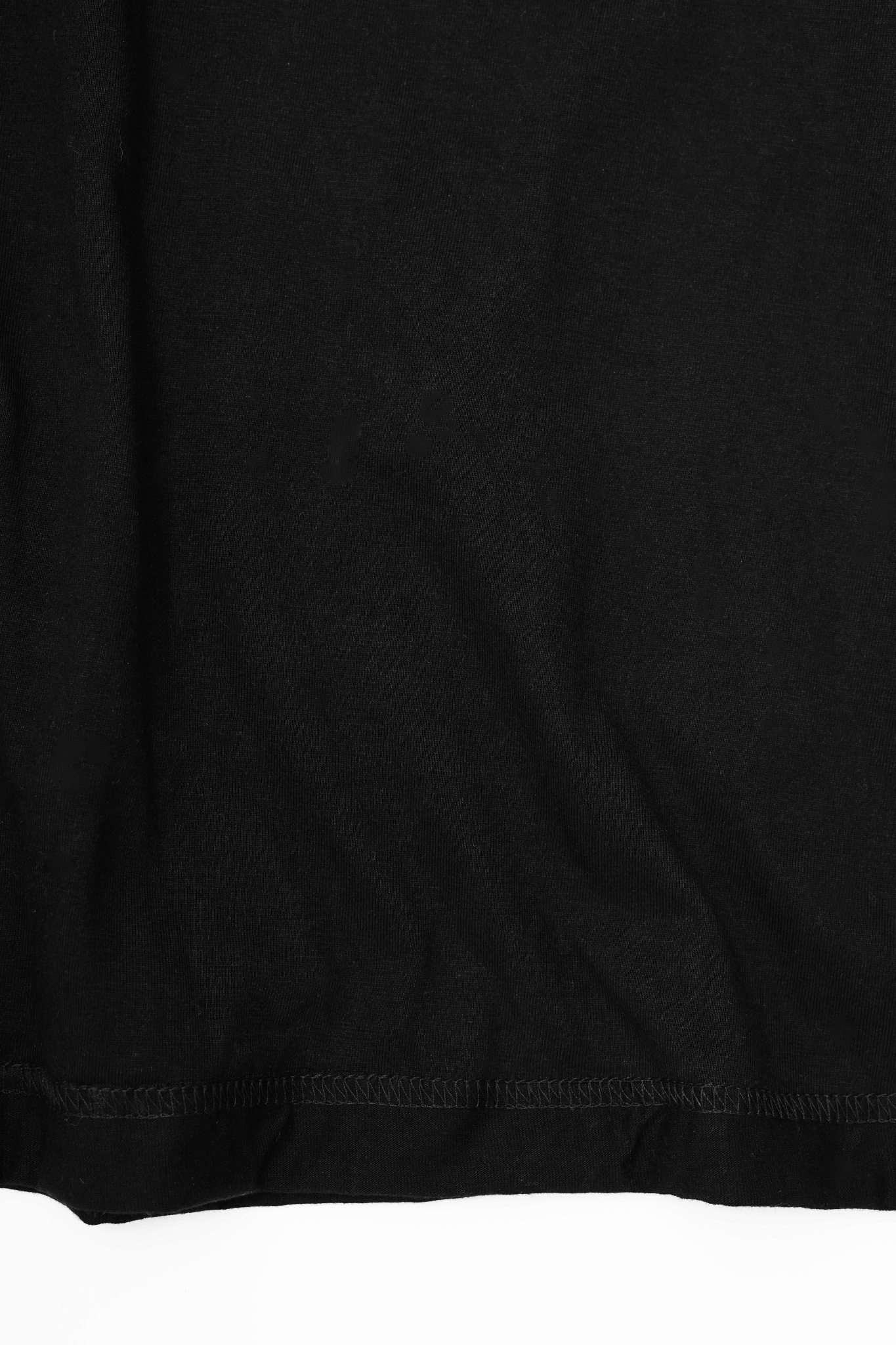 RAW STITCHING MOCK NECK TEE V2 IN ANTHRACITE