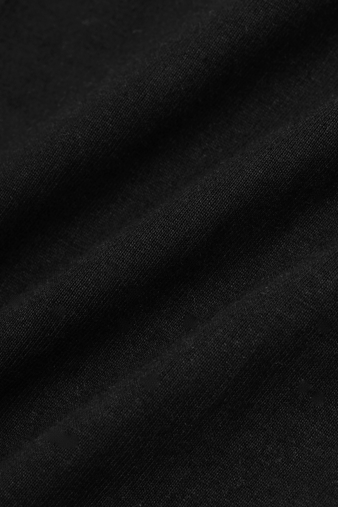 RAW STITCHING MOCK NECK TEE V2 IN ANTHRACITE