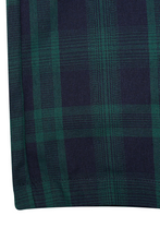 VIRIDIAN PLAID WIDE LOUNGE PANTS