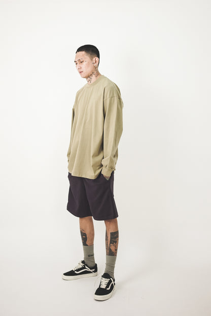 LONGSLEEVE TEE IN DARK MINT