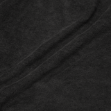 TOWEL TERRY RAW HEM SWEATSHORTS IN CHARCOAL GREY