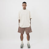 TRAINING SHORTS IN MAUVE