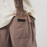 TRAINING SHORTS IN MAUVE