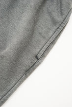 WASHED GREY RAW HEM SWEATSHORTS