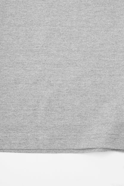 LONGSLEEVE TEE IN HEATHER GREY