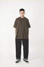 BROWNSTONE PIQUE OVERSIZED TEE