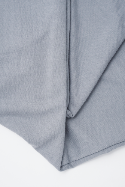 FRENCH TERRY WIDE LOUNGE PANTS IN GLACIER