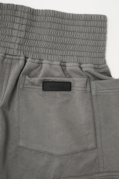 KNUCKLE HEAD MESH SHORTS IN STONE GREY