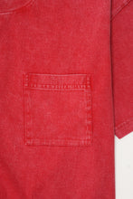 VINTAGE ULTRA HEAVY CRIMSON BOX POCKET TEE