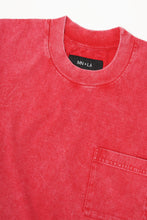 VINTAGE ULTRA HEAVY CRIMSON BOX POCKET TEE