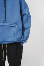 ROGUE OVERSIZED HOODIE IN COBALT BLUE