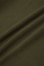 WAFFLE WEAVE MOCK NECK TEE V3 IN OLIVE